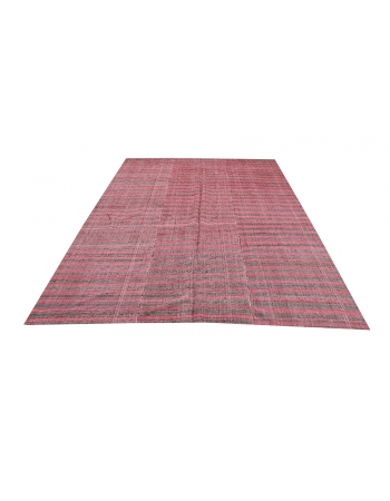 Striped Vintage Kilim Textiles - 6`11