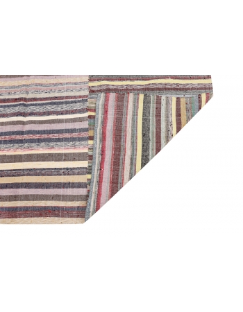 Vintage Striped Kilim Textiles - 6`8