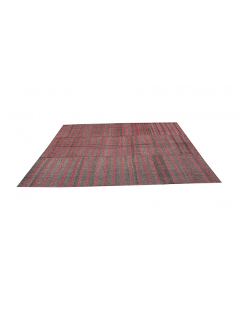 Red & Brown Vintage Kilim Textiles - 6`0