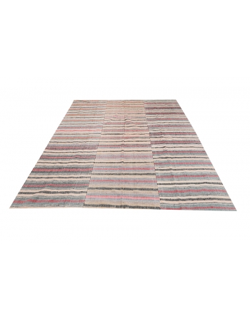 Striped Vintage Kilim Textiles - 6`7