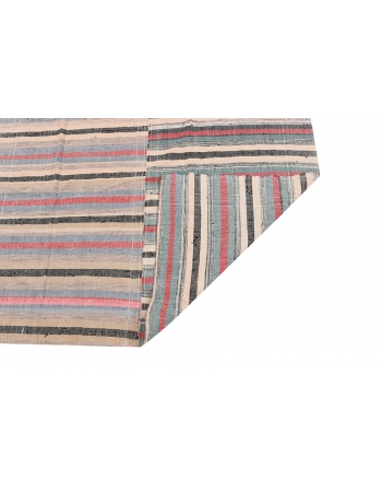 Striped Vintage Kilim Textiles - 6`7