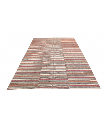 Striped Vintage Kilim Textiles - 6`4