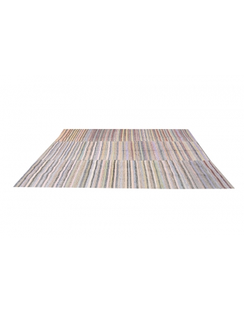 Striped Vintage Kilim Textiles - 6`6