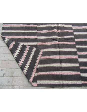 Vintage Striped Kilim Textile - 5`2