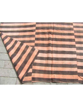 Vintage Striped Kilim Textile - 5`7