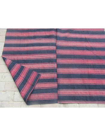Vintage Striped Kilim Textile - 4`5