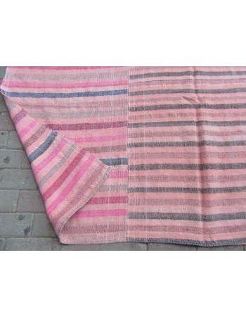 Pink Vintage Kilim Textile - 6`9