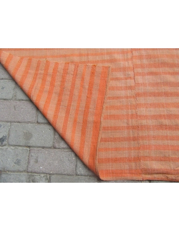 Orange Vintage Kilim Textile - 6`6