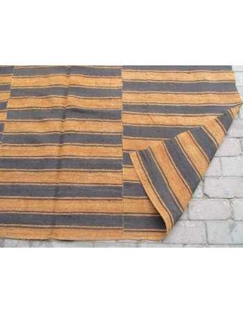 Vintage Striped Kilim Textile - 6`2