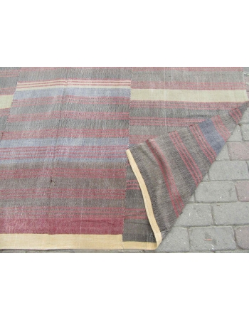 Striped Vintage Kilim Textile - 6`5