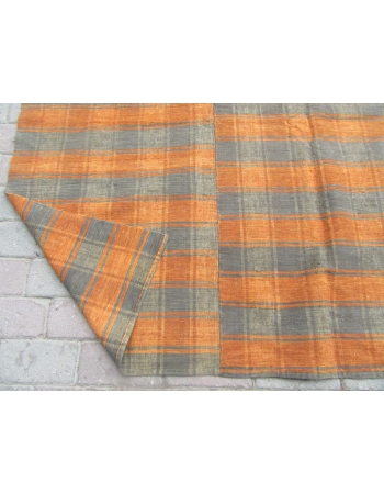 Rust & Gray Kilim Textile - 5`8