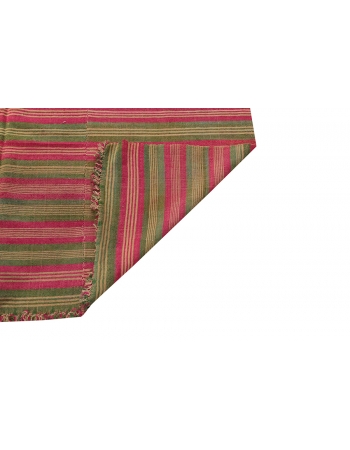Pink & Green Vintage Kilim Textiles - 5`9