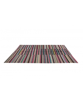 Colorful Striped Kilim Textiles - 5`11