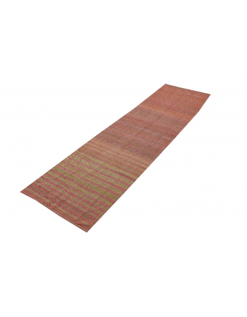 Pink & Khaki Vintage Kilim Textiled - 2`1