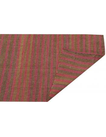 Pink & Khaki Vintage Kilim Textiled - 2`1