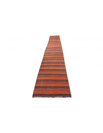 Striped Vintage Kilim Textiles - 2`8