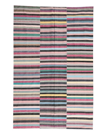 Colorful Striped Kilim Textiles - 5`11