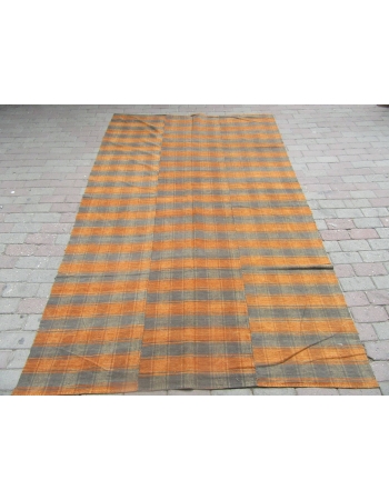 Decorative Vintage Kilim Textile - 5`7" x 8`11"