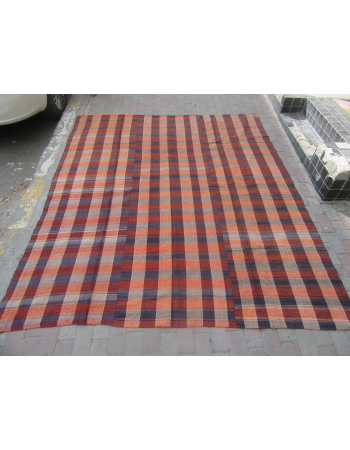 Decorative Vintage Kilim Textile - 7`5" x 8`5"