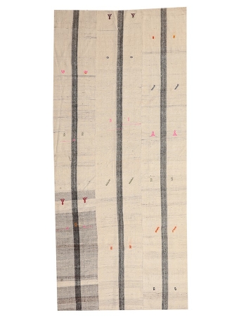 Decorative Vintage Kilim Textiles - 4`7" x 9`9"