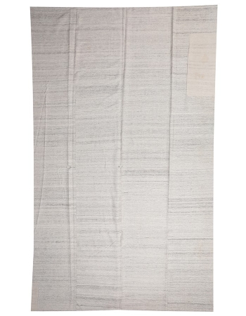 Large Light Gray Kilim Textiles - 7`11" x 13`1"