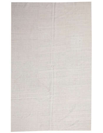 Light Gray Vintage Kilim Textiles - 6`4