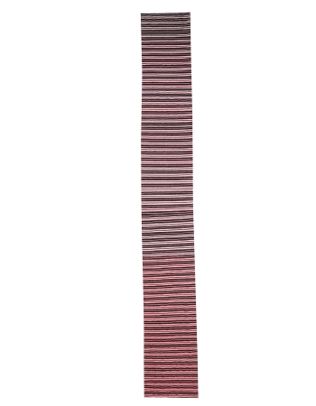 Pink & Dark Brown Kilim Textiles - 1`11" x 14`6"