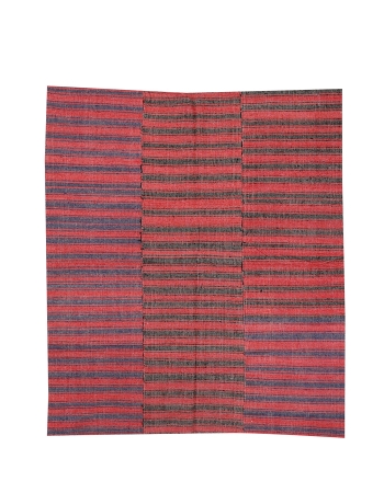 Striped Vintage Kilim Texties - 5`9