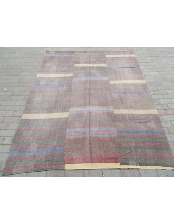 Striped Vintage Kilim Textile - 6`5