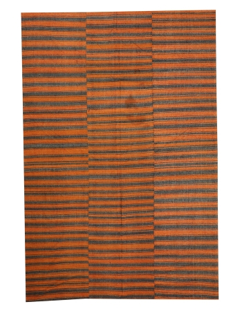 Striped Vintage Kilim Textiles - 6`5