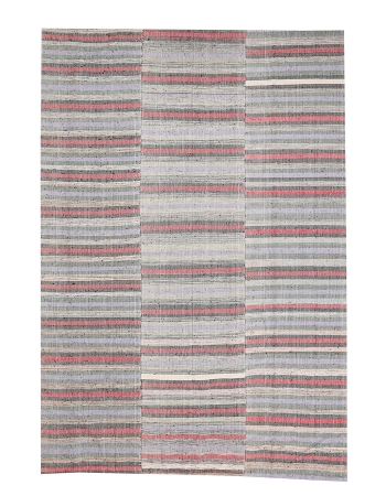 Striped Vintage Kilim Textiles - 6`6" x 9`3"