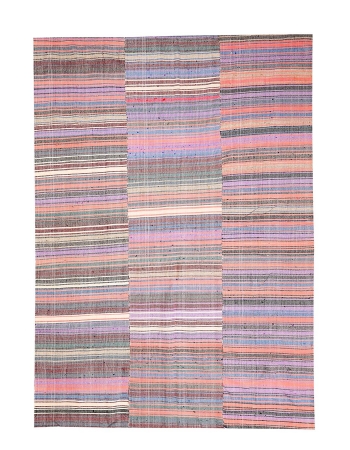 Vintage Colorful Kilim Textiles - 6`8" x 9`1"