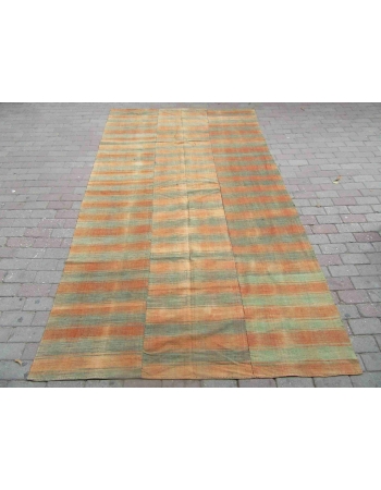 Vintage Decorative Kilim Textile - 5`10" x 10`5"