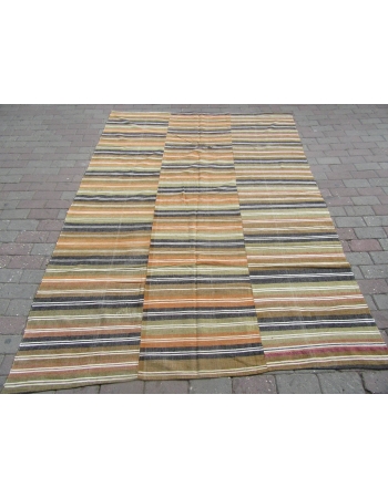 Vintage Decorative Kilim Textile - 5`11" x 8`2"