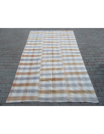 Vintage Decorative Kilim Textile - 5`8" x 8`11"