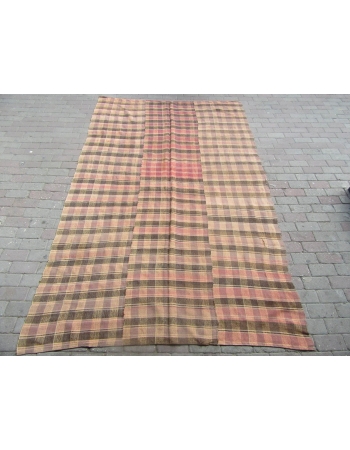 Vintage Decorative Kilim Textile - 6`0" x 9`6"