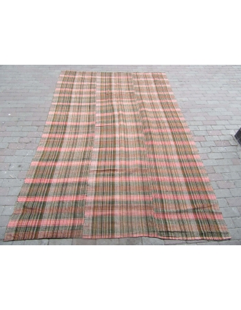 Vintage Decorative Kilim Textile - 6`6" x 9`9"