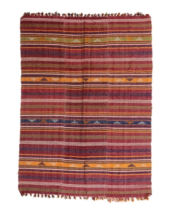 Vintage Decorative Kilim Textiles - 4`11