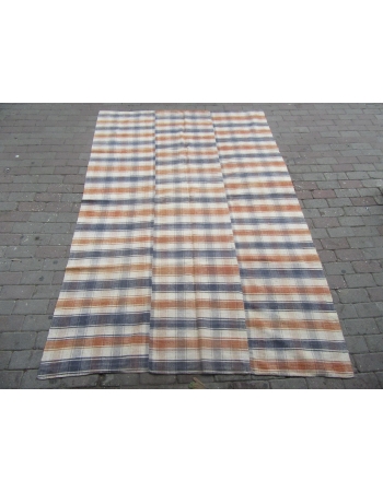 Vintage Striped Kilim Textile - 5`8