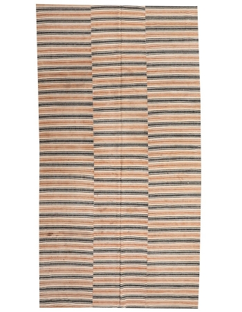 Vintage Striped Kilim Textiles - 5`9