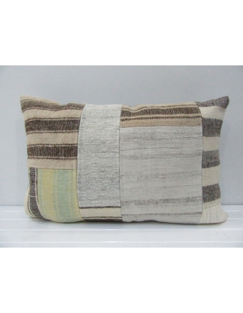 Vintage Handmade Patchwork Kilim Pillow Cover