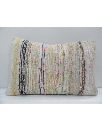 Vintage Handmade Multicolor Striped Kilim Cushion Cover