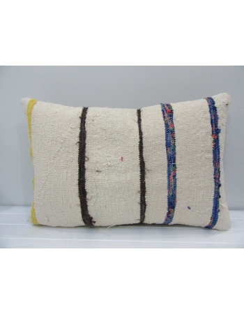 Vintage Handmade Striped Natural Kilim Cushion Cover