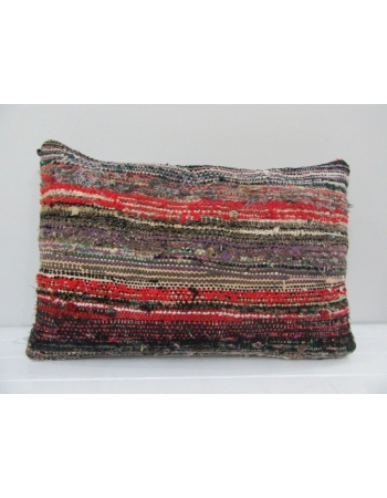 Vintage Handmade Multicolor Striped Kilim Cushion Cover