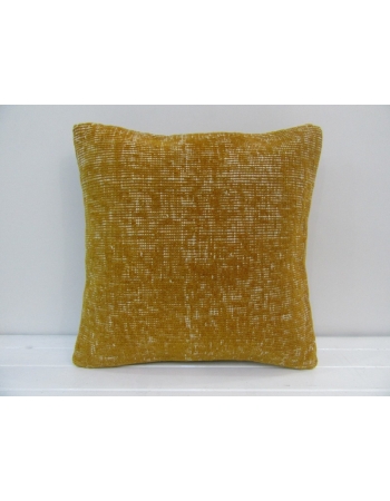 Vintage Handmade Decorative Yellow Turkish Pillow Cover