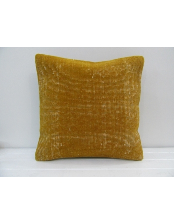 Vintage Handmade Decorative Yellow Turkish Pillow Cover