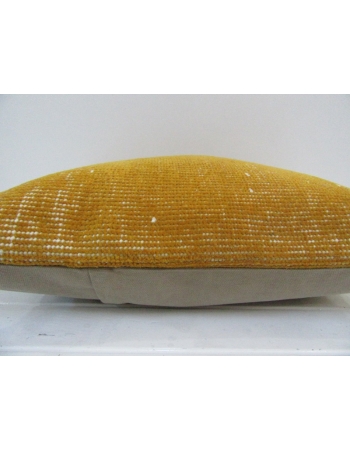 Vintage Handmade Decorative Yellow Turkish Pillow Cover