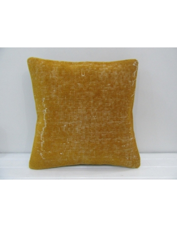 Vintage Handmade Decorative Yellow Turkish Pillow Cover