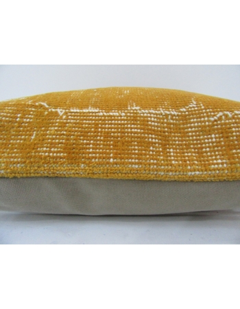 Vintage Handmade Decorative Yellow Turkish Pillow Cover