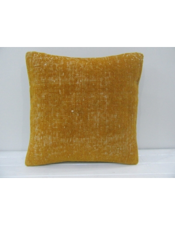 Vintage Handmade Decorative Yellow Turkish Pillow Cover